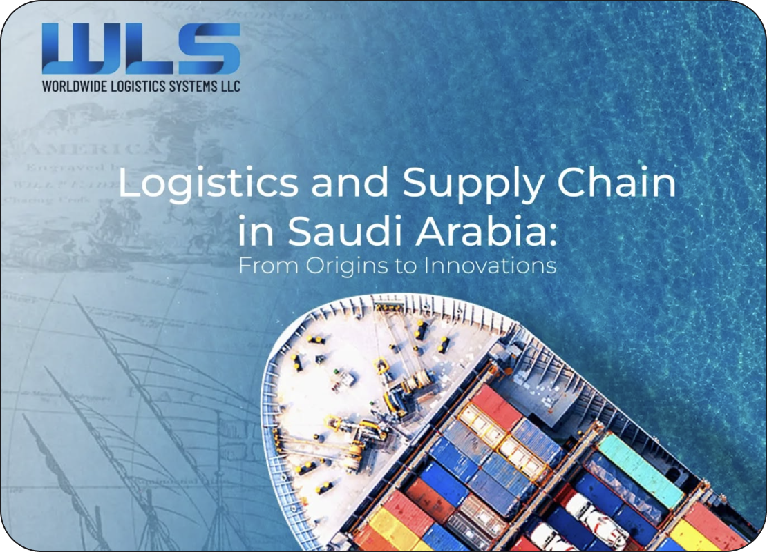 Brand identity design for WLS logistics company in Saudi Arabia