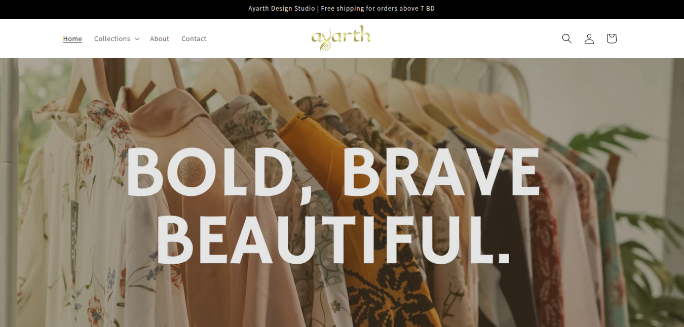  E-commerce website and social media handling for Ayarth in Bahrain